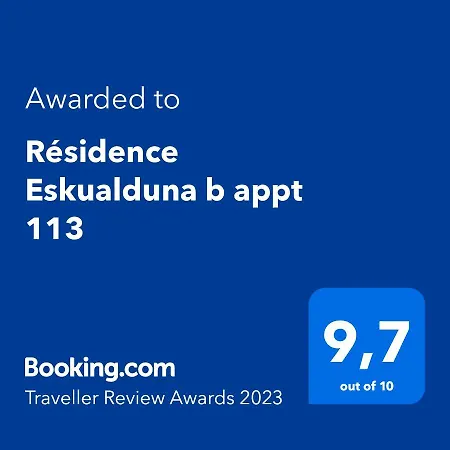 Reve D' Ocean Eskualduna B Appt 113 Apartment Hendaye