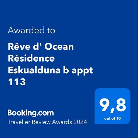 Apartment Reve D' Ocean Eskualduna B Appt 113 *